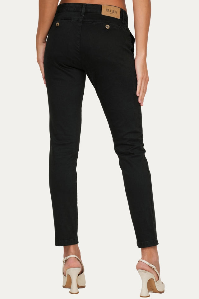 Pantalone CHINO in cotone gabardina - Nero