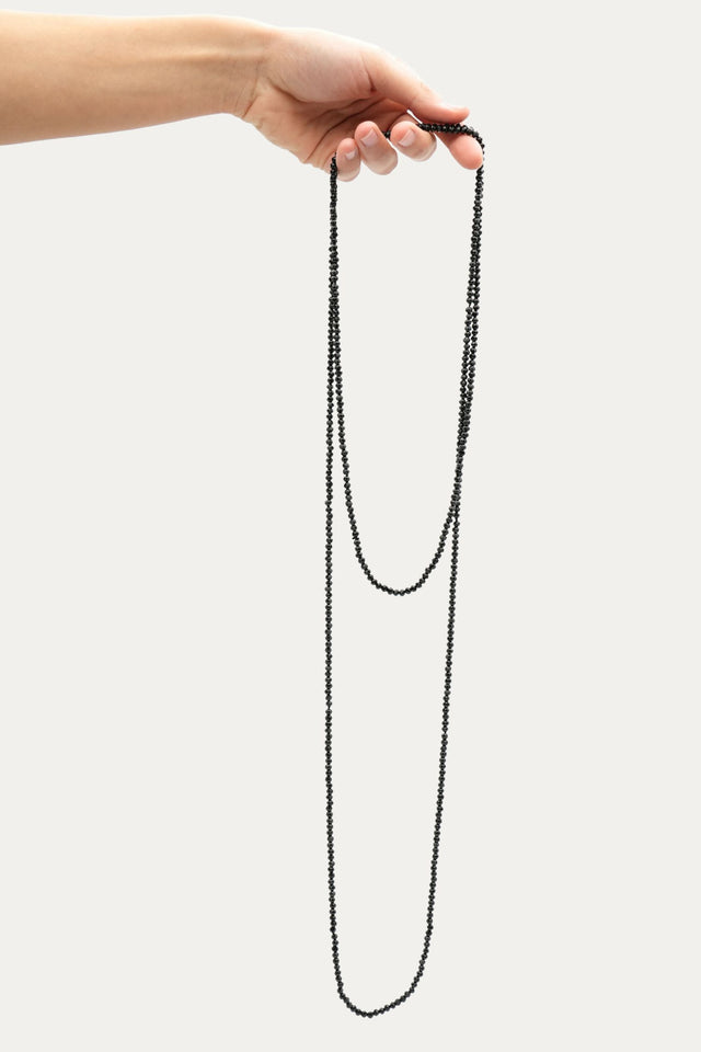 Collana punto luce PERLE PICCOLE - Nero