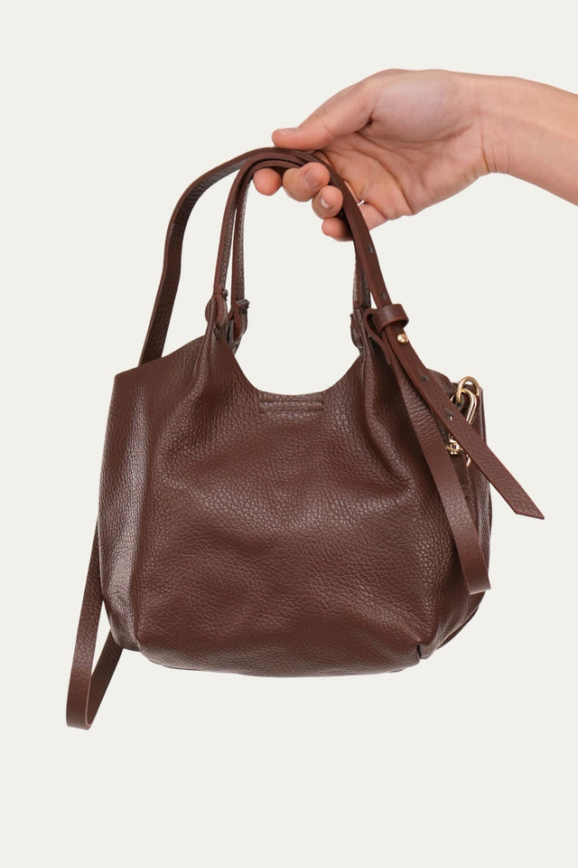Borsa secchiello morbida - Cioccolato