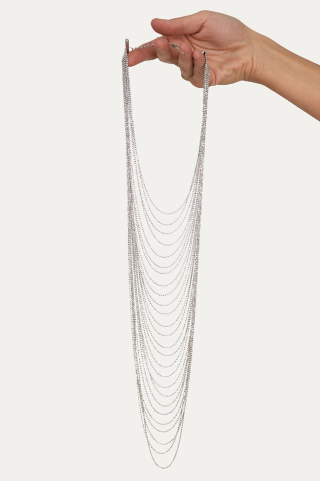 Collana a cascata silver - Silver