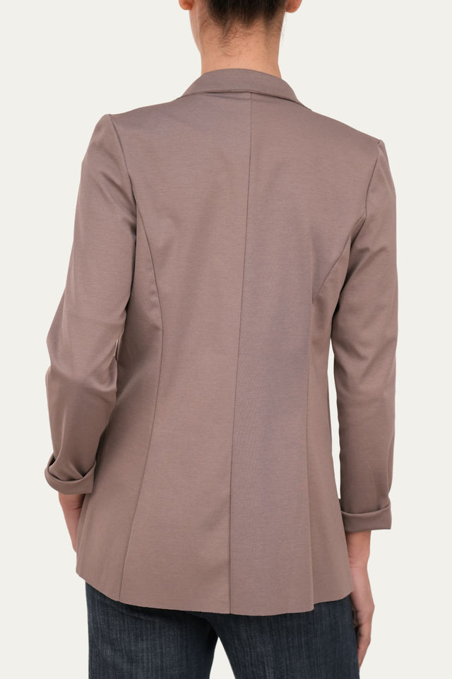 Giacca punto Milano JOLIE leggera - Taupe