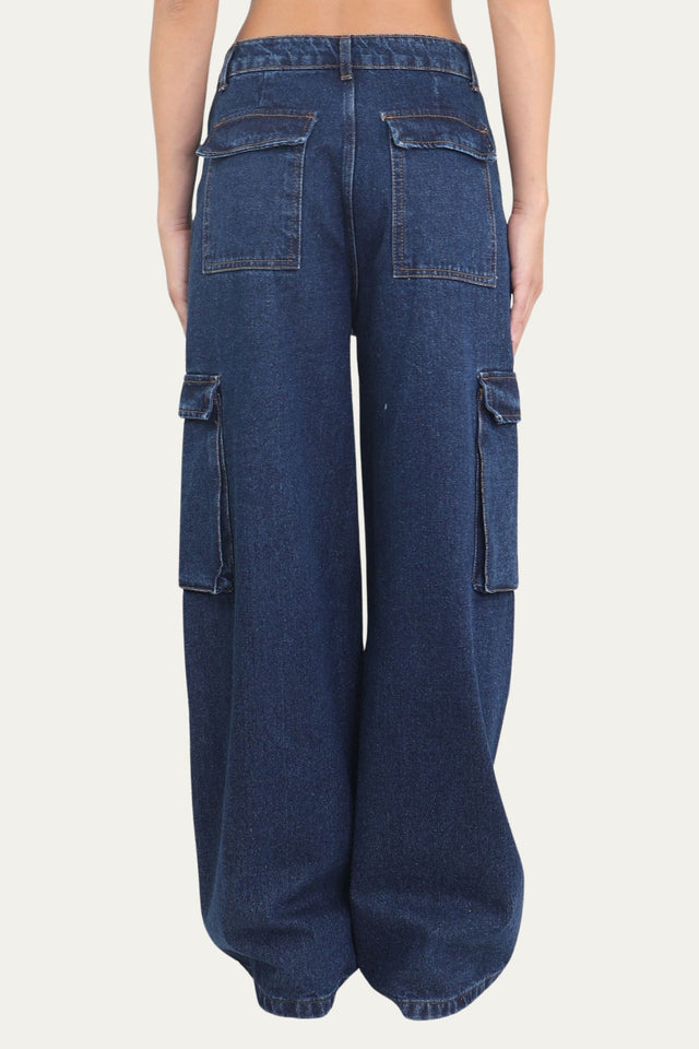 Jeans cargo - Denim