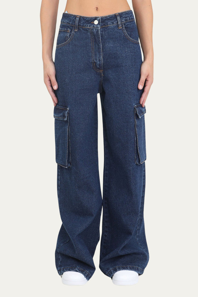 Jeans cargo - Denim