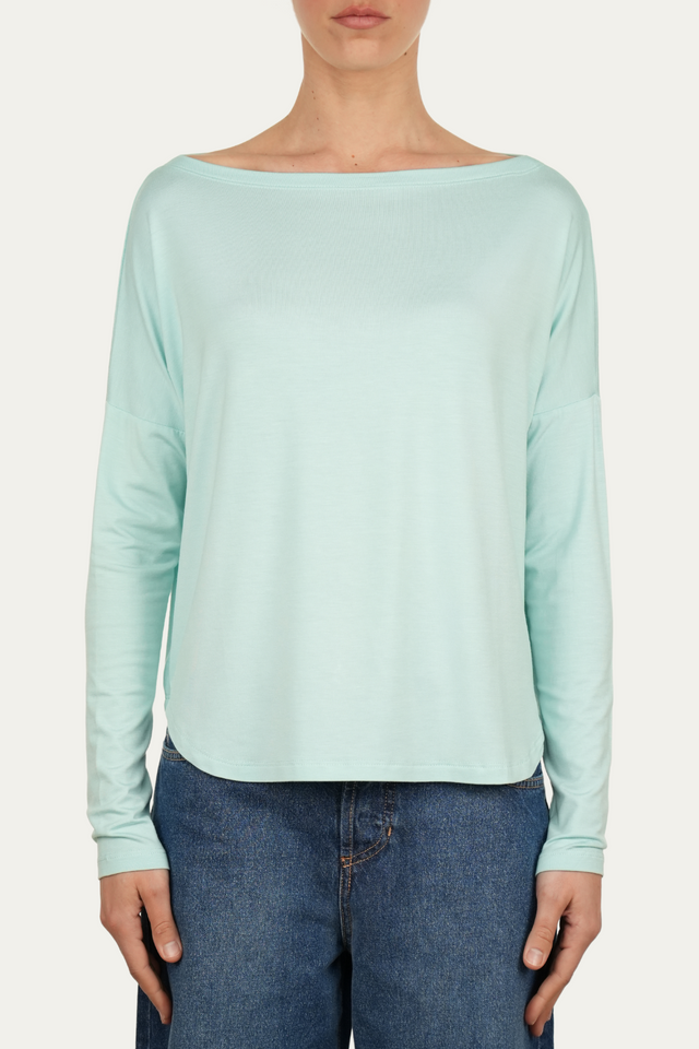 Maglia scollo barca spalla scesa Viscosa - Eden