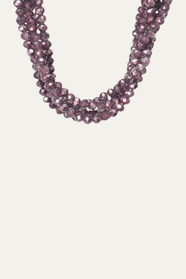 Collana punto luce - Mauve