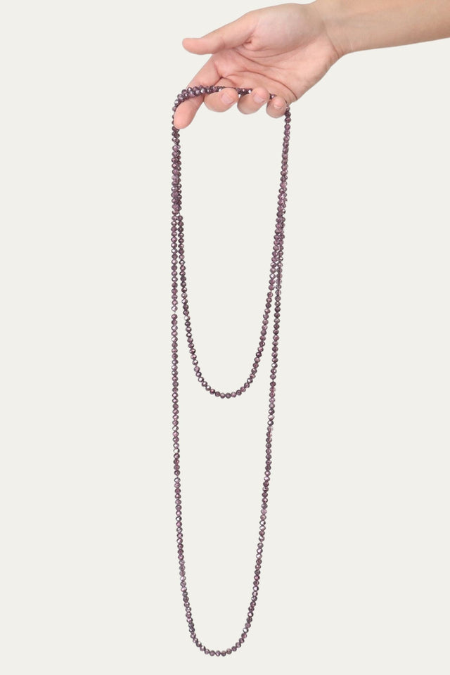 Collana punto luce - Mauve