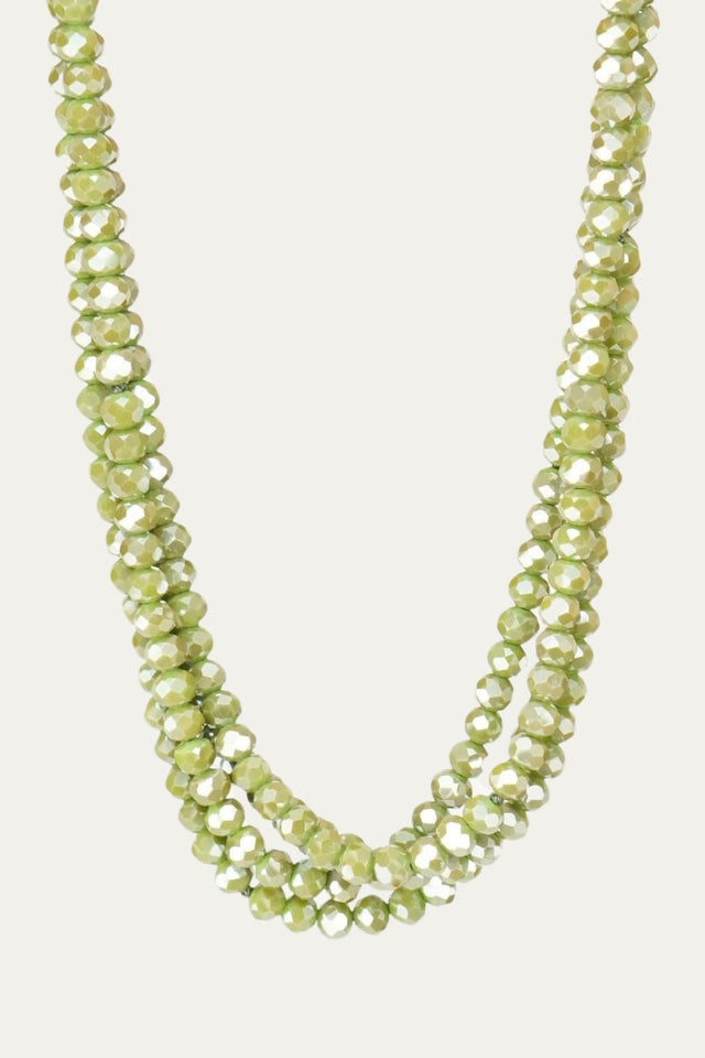Collana punto luce - Pistacchio