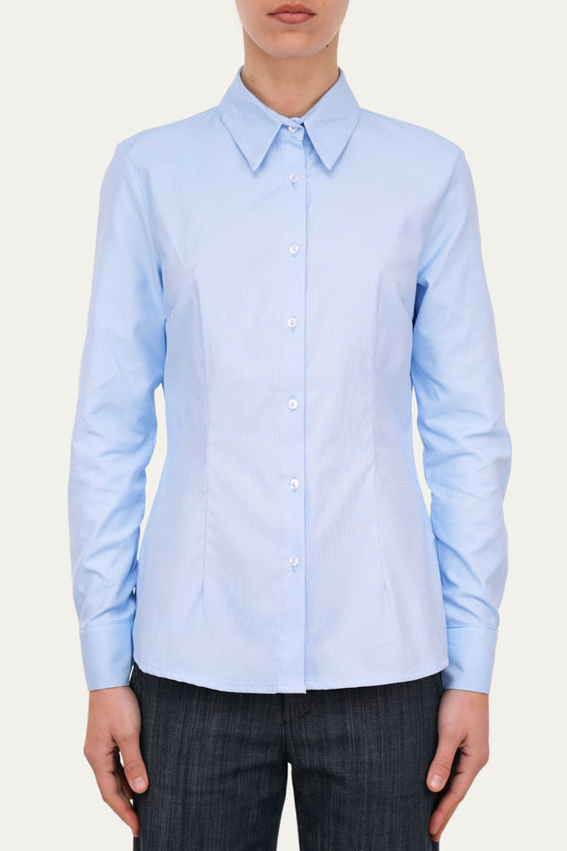 Camicia Oxford - Celeste