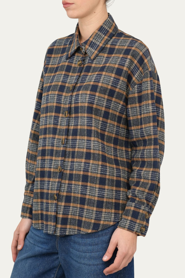 Camicia flanella lumberjack - Blu
