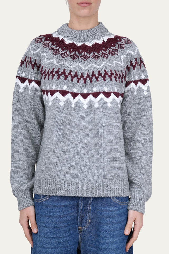 Maglione Natalizio - Grigio