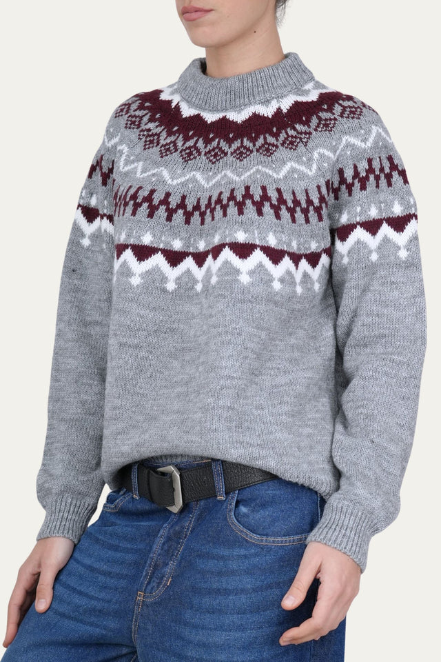 Maglione Natalizio - Grigio