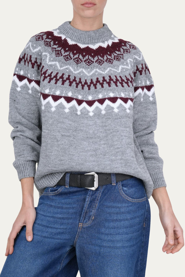 Maglione Natalizio - Grigio