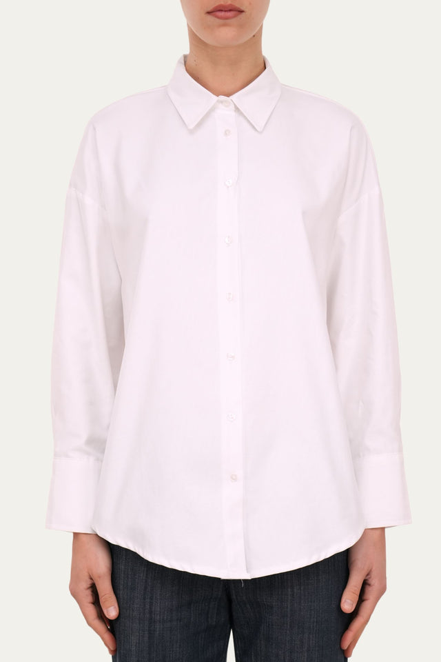 Camicia Oxford regular fit - Bianco
