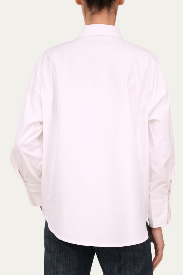 Camicia Oxford regular fit - Bianco