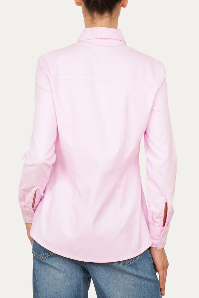 Camicia Oxford slim fit - Rosa