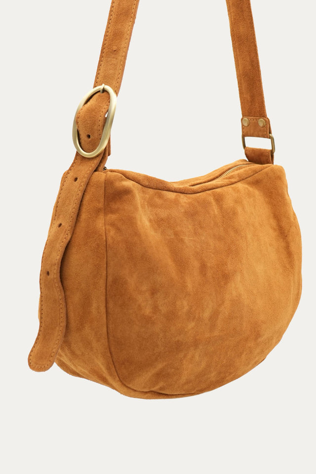 Borda AMY in camoscio - Cuoio