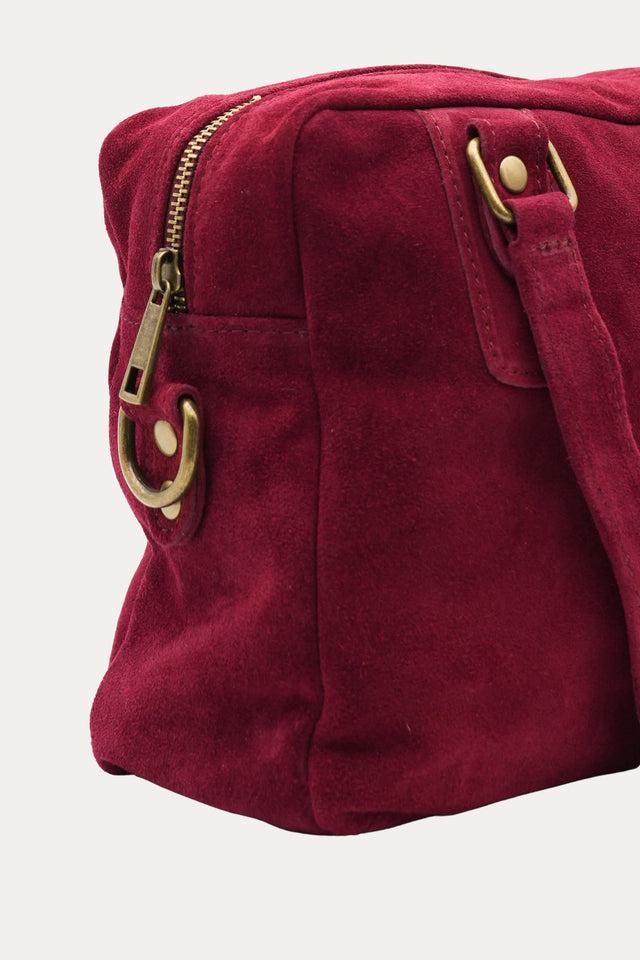 Borsa in camoscio GILDA - Vino