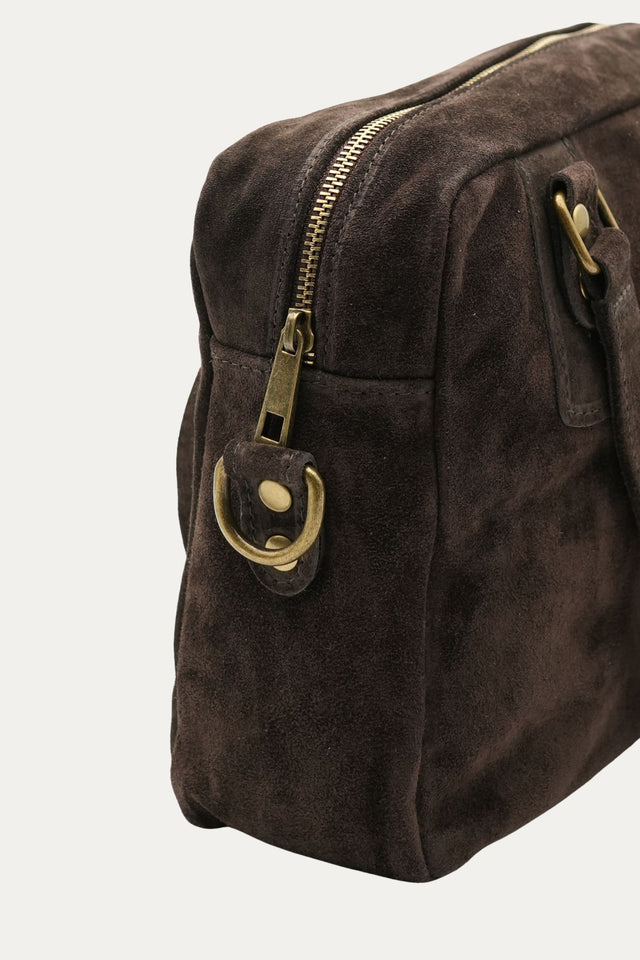 Borsa in camoscio GILDA - Moro