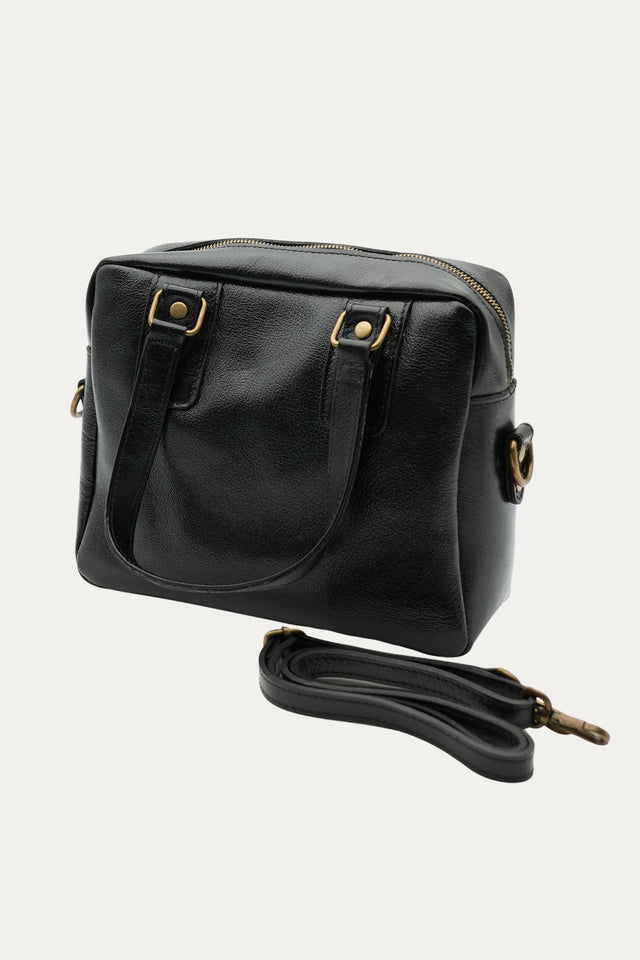 Borsa in pelle GILDA - Nero