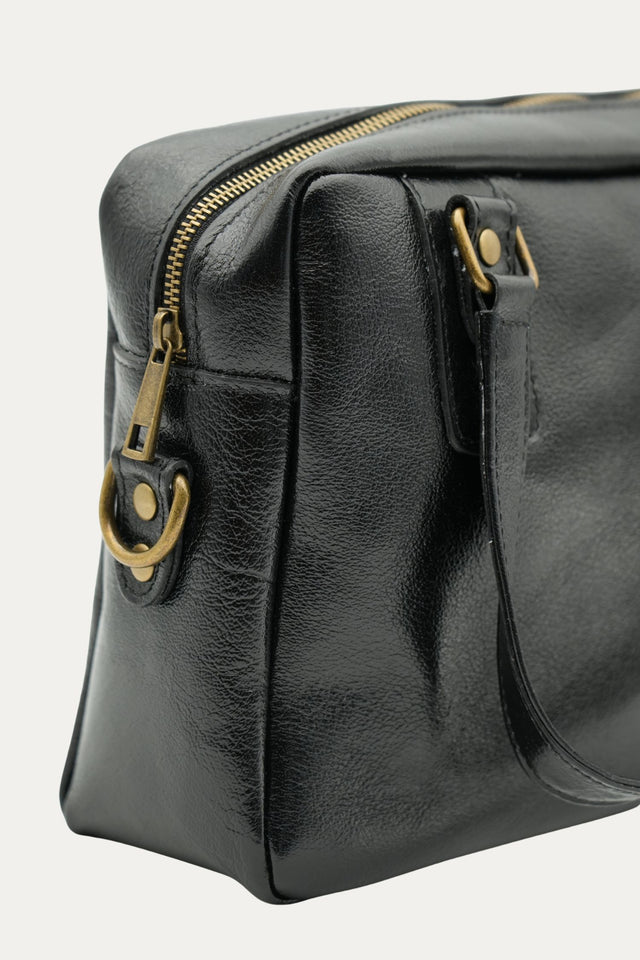 Borsa in pelle GILDA - Nero