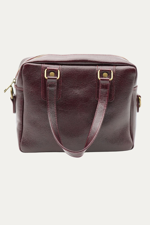 Borsa in pelle GILDA - Vino