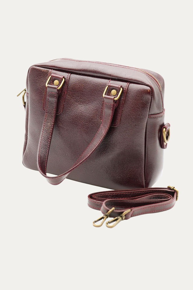 Borsa in pelle GILDA - Vino