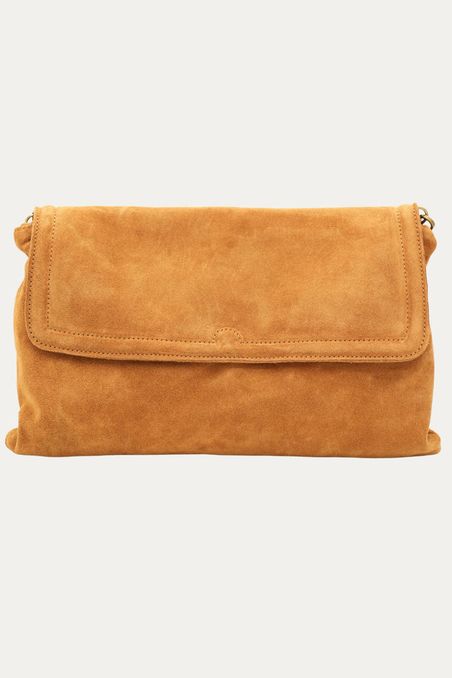 Pochette LUA in camoscio - Cuoio