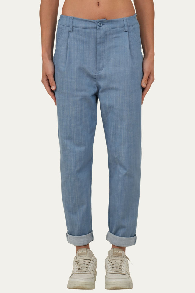 Pantalone boyfriend SALLY - Denim Celeste