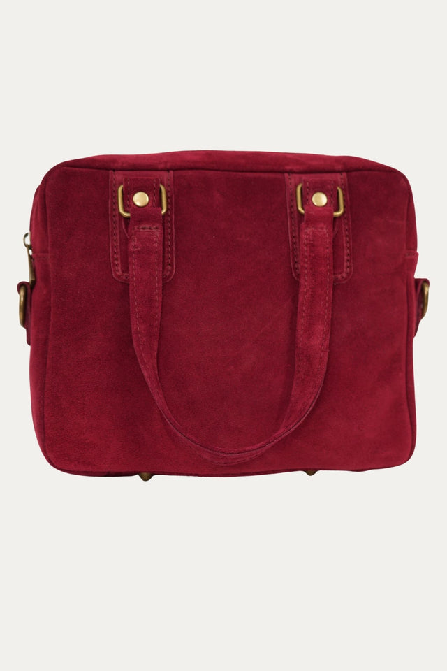 Borsa in camoscio GILDA - Vino