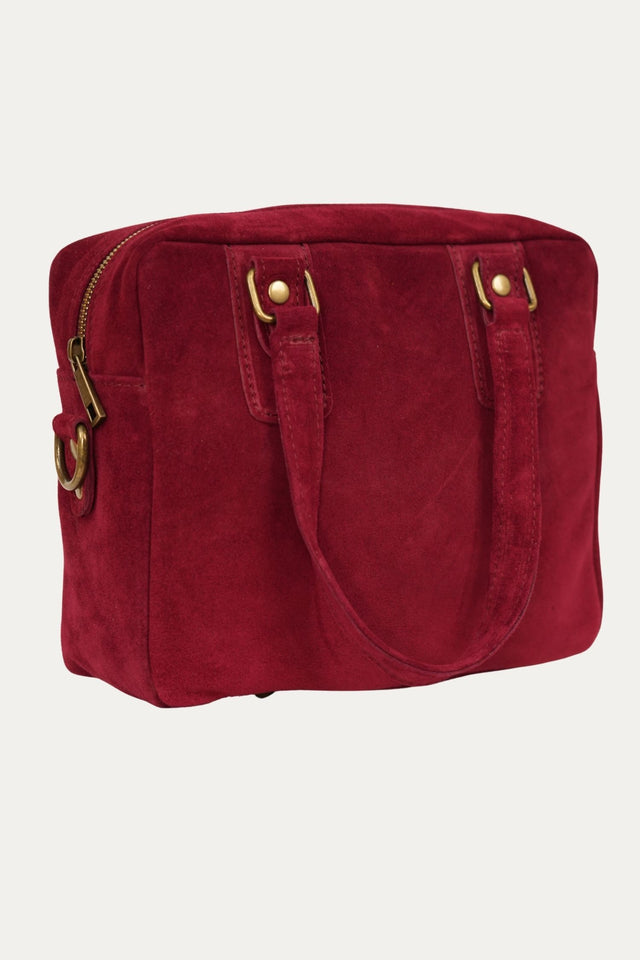 Borsa in camoscio GILDA - Vino