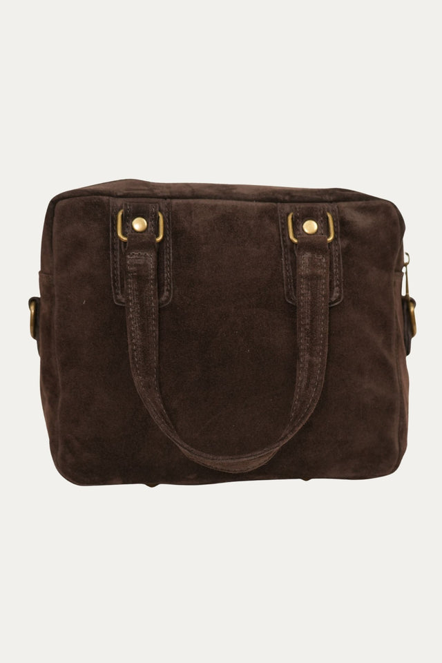 Borsa in camoscio GILDA - Moro