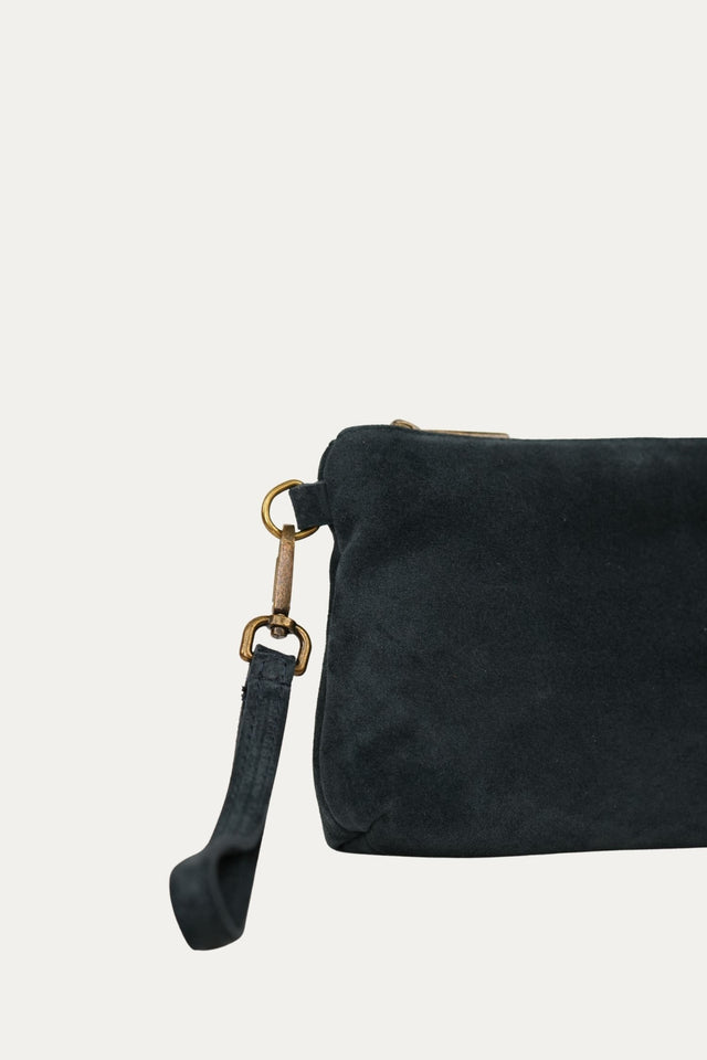 Pochette SARA in camoscio - Ottanio