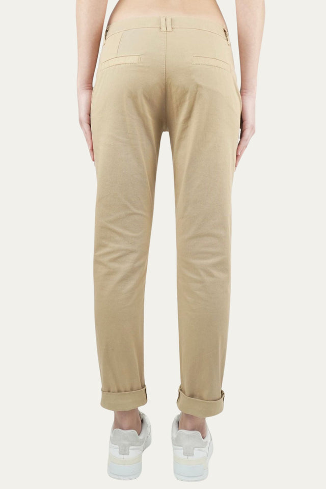 Pantalone CHINO cotone leggero - Nocciola