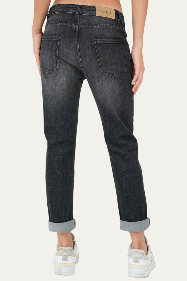 Jeans boyfriend SAMMY tessuto Comfort - Denim Nero