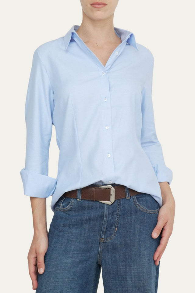 Camicia Oxford - Celeste