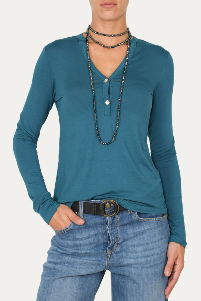 Blusa CHERI - Ottanio