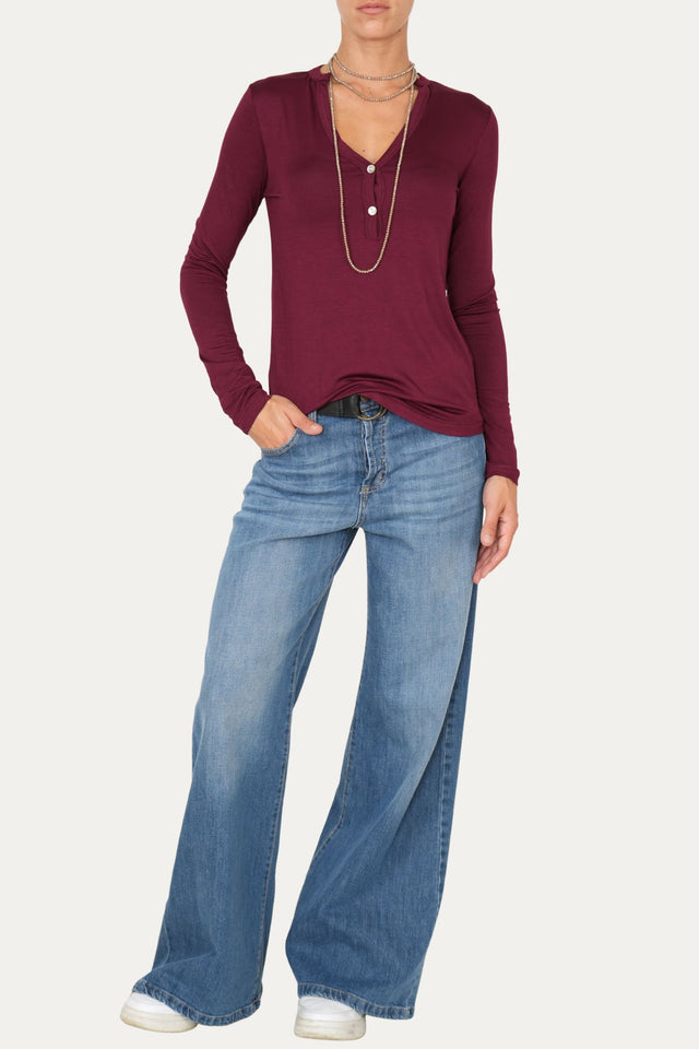 Blusa CHERI - Vino
