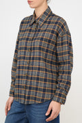 Bulier - Camicia flanella lumberjack - Blu - Elisa Paglia