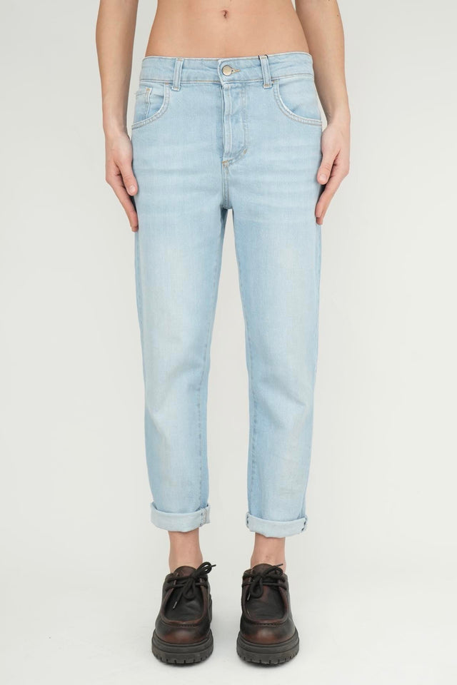 Bulier-jeans boyfriend - lavaggio chiaro