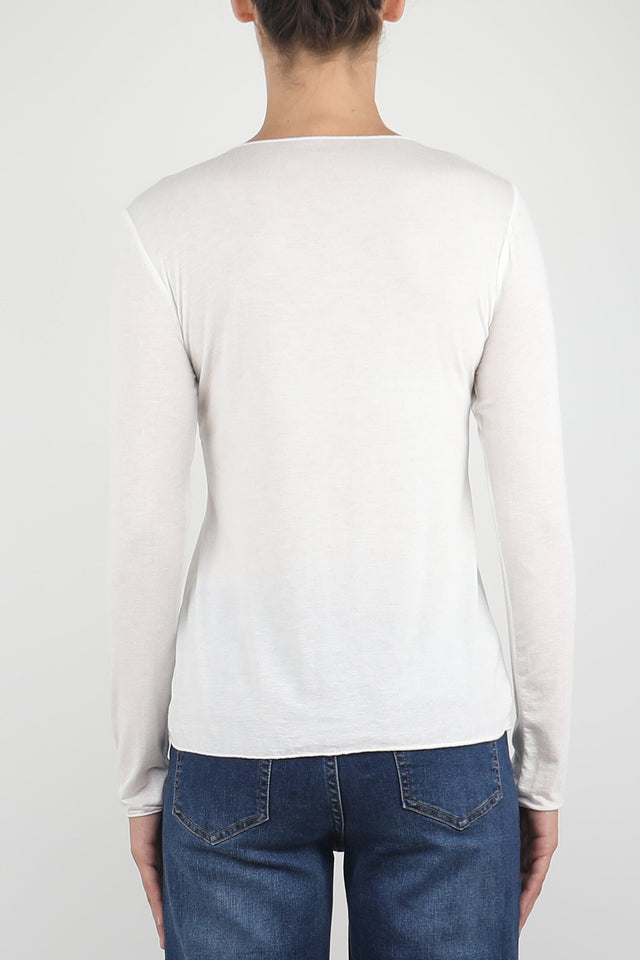 Bulier-Cashmere sweater - white