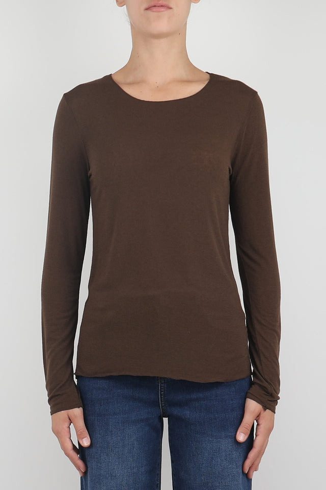 Bulier-Cashmere sweater - chestnut