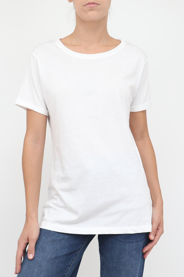 Bulier-t-shirt basic - Bianco - Elisa Paglia
