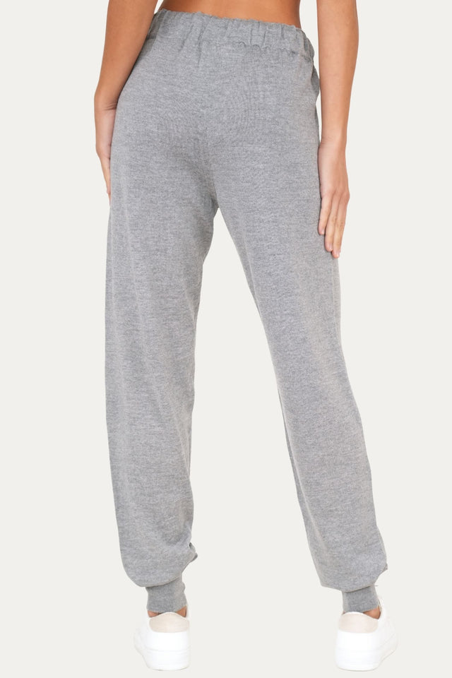 Pantalone boyfriend in lana merino Zegna Baruffa - Grigio