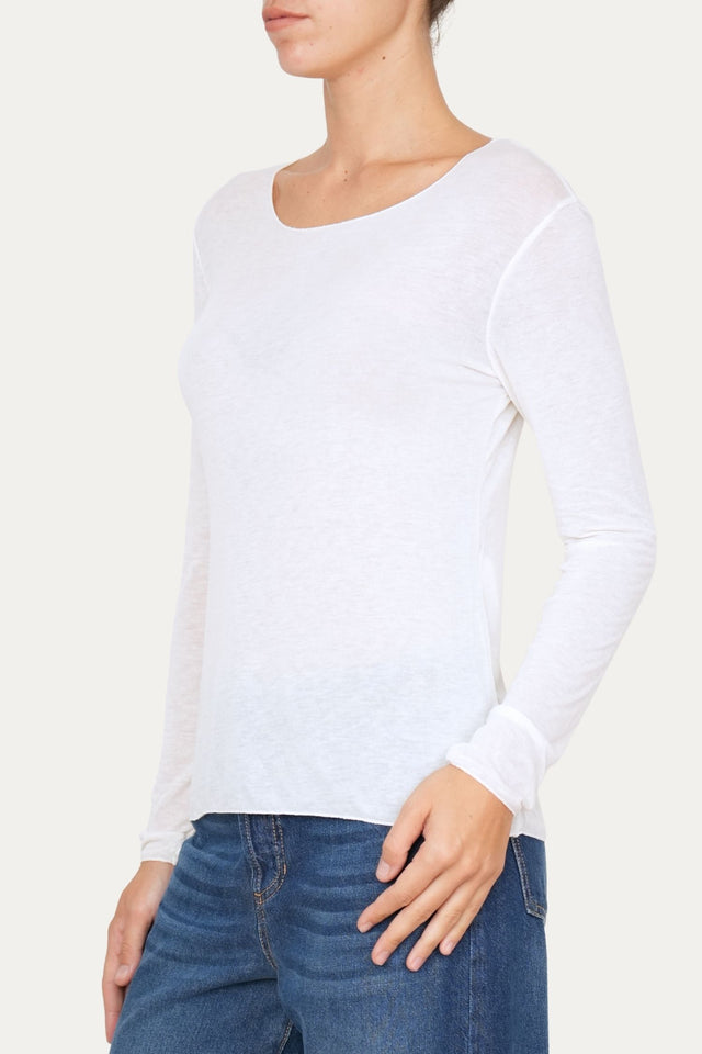 Maglia cachemirina - Panna