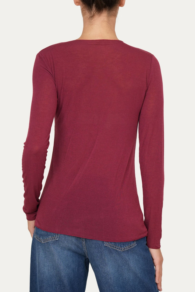 Maglia cachemirina - Vino